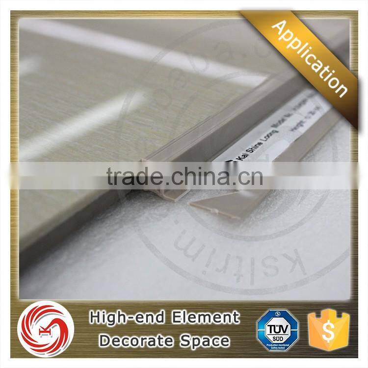 Floor accessories black effect PVC ceramic tile expansion joint