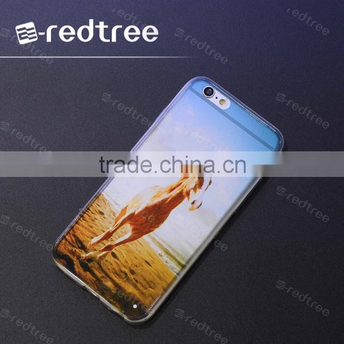 fashionable 3D acrylic design tpu fancy cell phone cover case