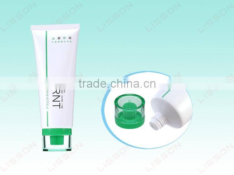 D40 70Ml-180Ml oils packaging Tube With Transparent Colored Acrylic Cap