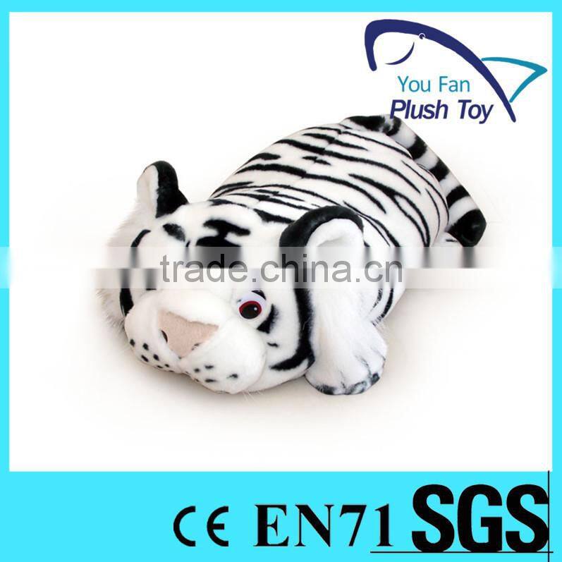 Manufacturer stuffed tiger shape plush hug pillow