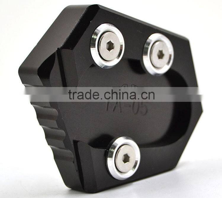 BJ-SSE-YA004 Customized CNC Aluminum Side Stand Enlarger for Yamaha FZ07 2014-2015