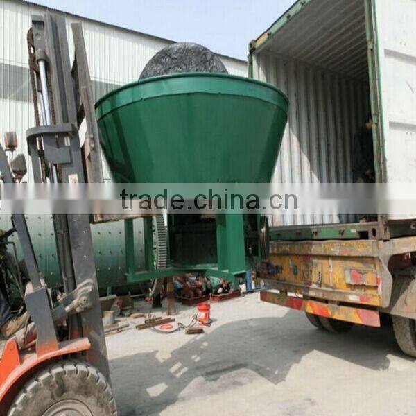 Wet grinding gold machine /Gold Wet Pan Mill Grinding Machine of Most favorable