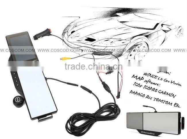 5 inch HD Car DVR with hd 720P and 180 degrees