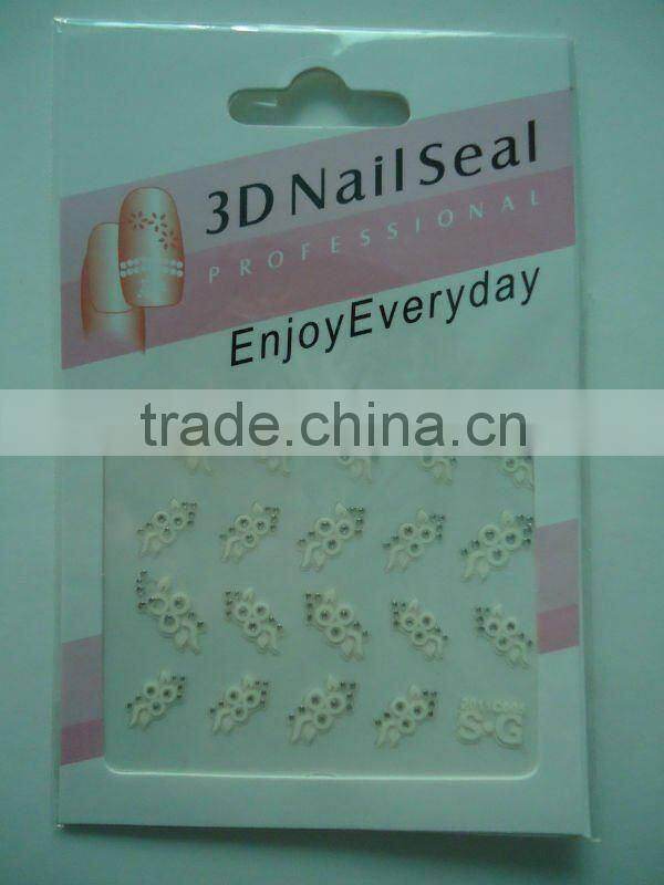 2012 3D Nail Art Sticker