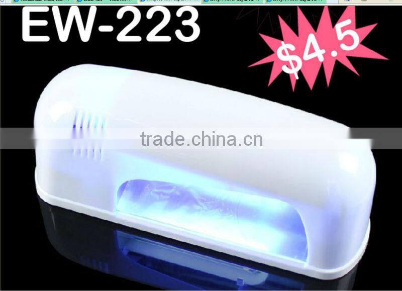 NEW Style shinning surface UV LED lamp 9w for nail dryer Light Cure Curing Dryer For Led Gel Nail Art Beauty Include 220V-240V,/