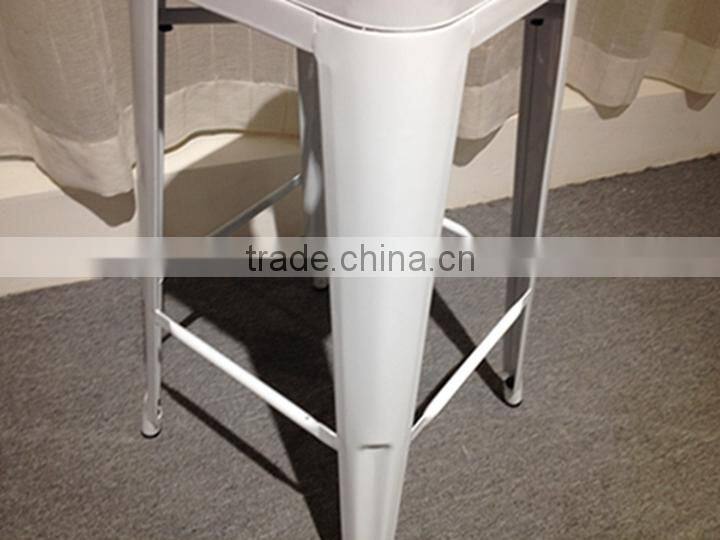 Vintage Kitchen Industrial Metal Singer Bar Stool and Chair HYX-806