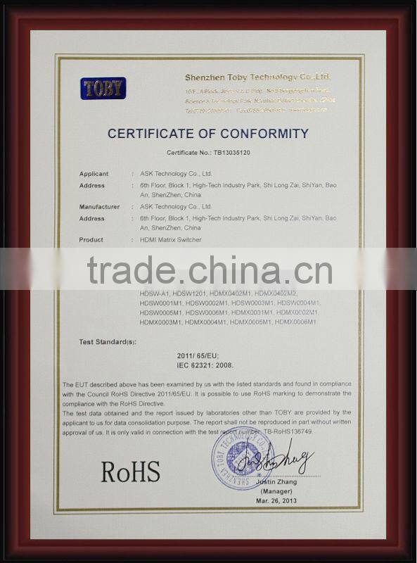 Hot Full HD HDMI Matrix 8x8 rs232 rj45