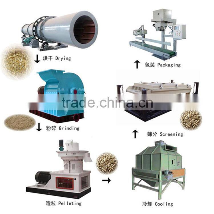 New style vertical pellet production line