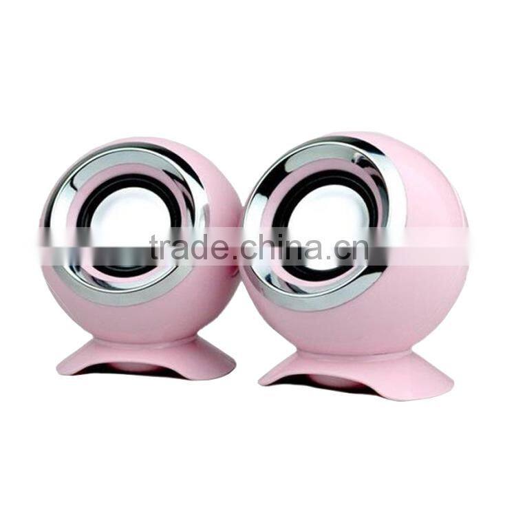 Ball Shape 2.0 Portable Mini Usb Speaker For Pc/smartphone/mp3/ipod/laptop