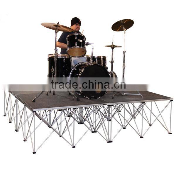 Portable stage rental outdoor stage , aluminum stage