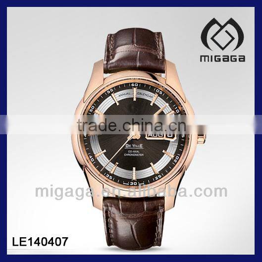 LATEST DESIGN ROSE GOLD PLATING JAPANESE MOVEMENT WATCH