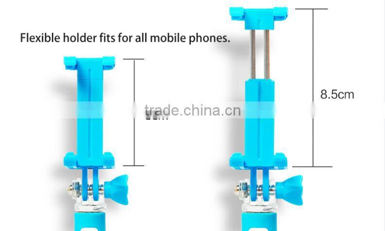 Promotion Gift Super Mini Selfie Stick With Shutter Button, Pocket Wired Selfie Stick