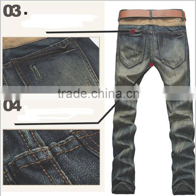china oem damaged jeans manufacture