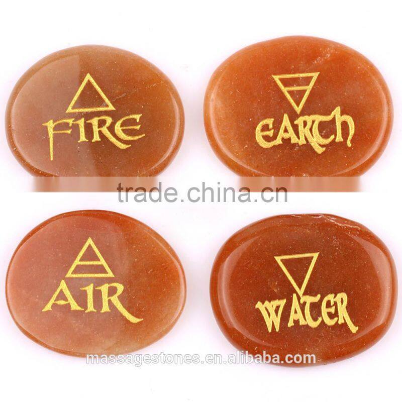 Wholesale custom palm stone engraved inspirational stones wholesale gems stones