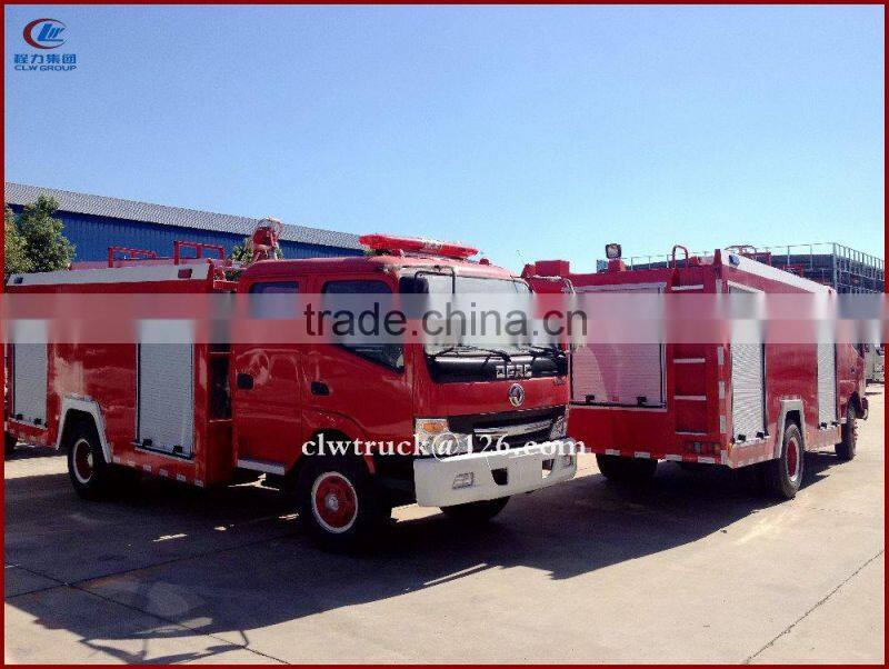 Ideal fireman 'partner' motor fire brigade vehicle/fire engine vehicle with water tanker