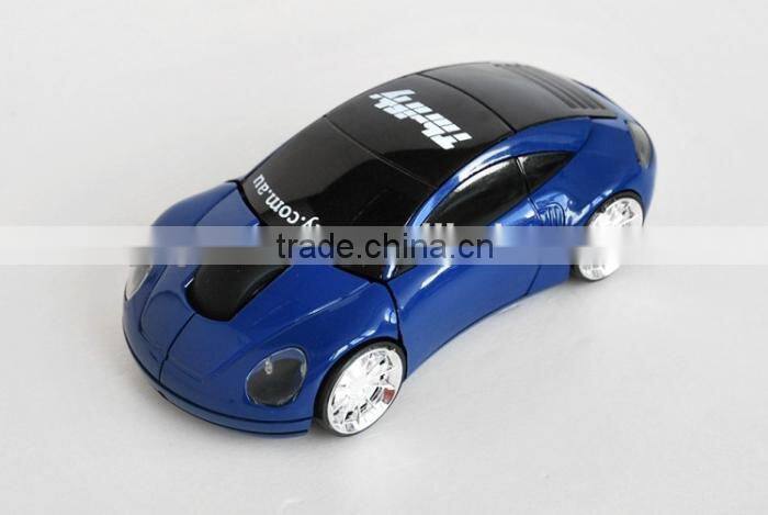 Customized Promotional Gift Laptop 2.4G wireless Car Shape Mouse