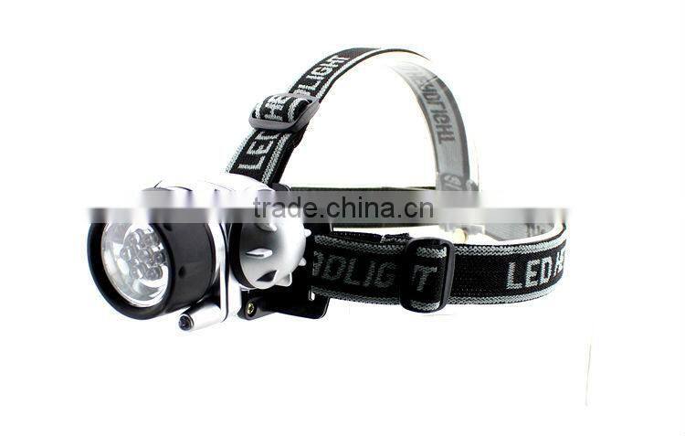 Goread 7 + 2 LED high bright Student Reading Lamp mini head torch