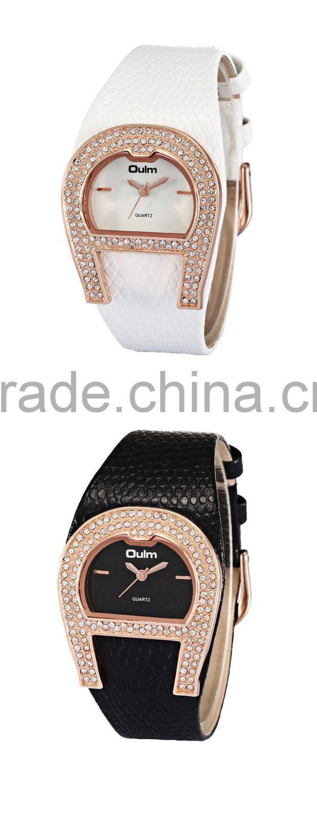 oulm factory watch latest design, charm bracelet watch, fashion lady watch