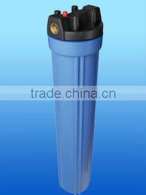 20' slim blue water filter housing