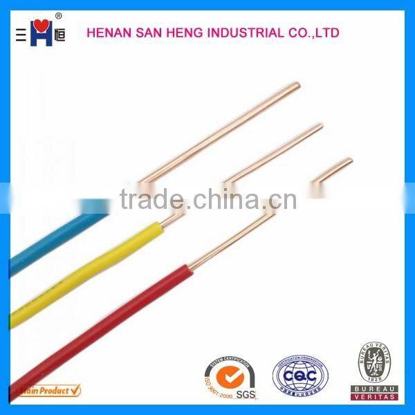 High Quality H07V-R 450/750V PVC Insulated Copper Wire