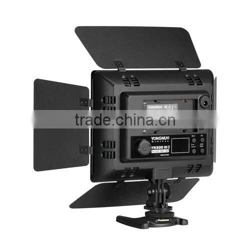 Yongnuo YN-300 III YN300-III 3200k-5500k Color Temperature Pro LED Video Light for DV Camcorder Canon Nikon Pentax Olympus Samsu