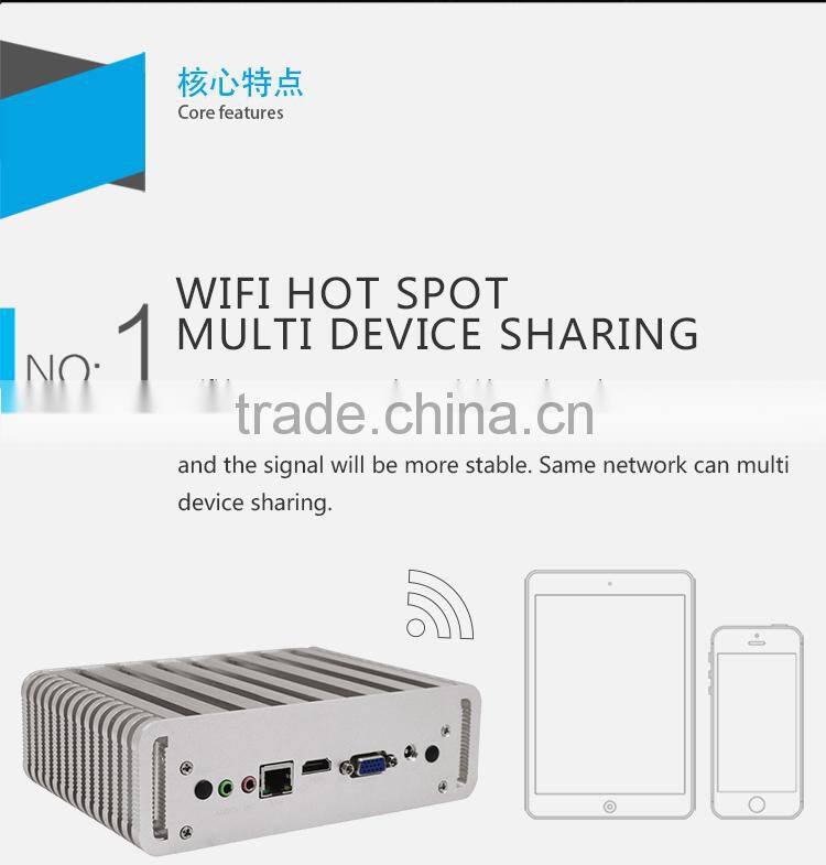 Low Price X31-4500u Thin Mini Itx Fanless i3 Fanless Desktop PC Support MIC 8G RAM 256G SSD