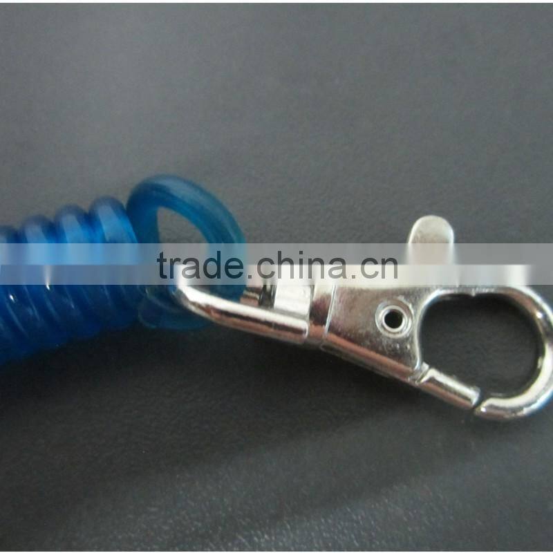 High Quality Camera Spring Rope Plastic Coil With Split Ring For Wholesale Made In China