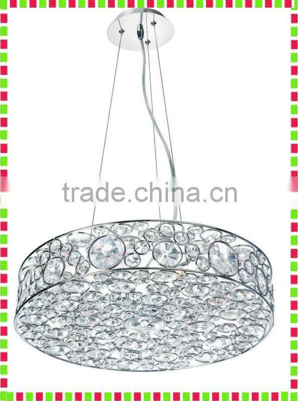 Chandelier/crystal oval pendant light