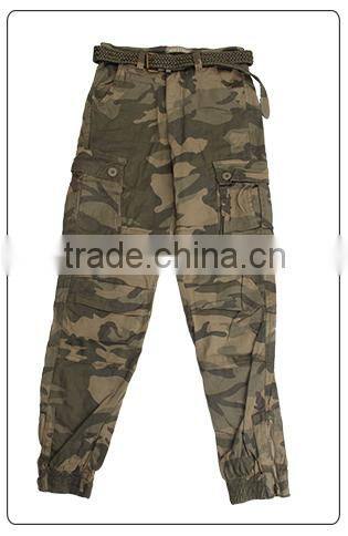 Custom Design Cotton Cargo Camouflage Pants for Men