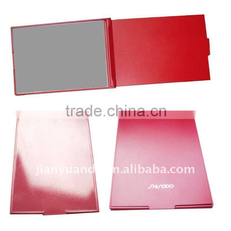 souvenir custom made gift card plastic pocket size makeup mirror