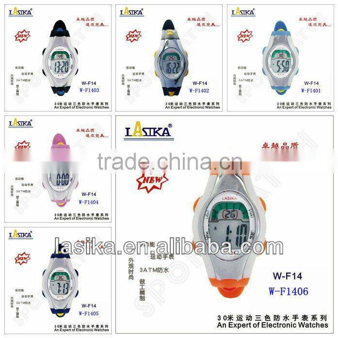 2013 innovative sports digital watch of women