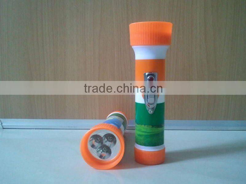 competitive price plastic led torch