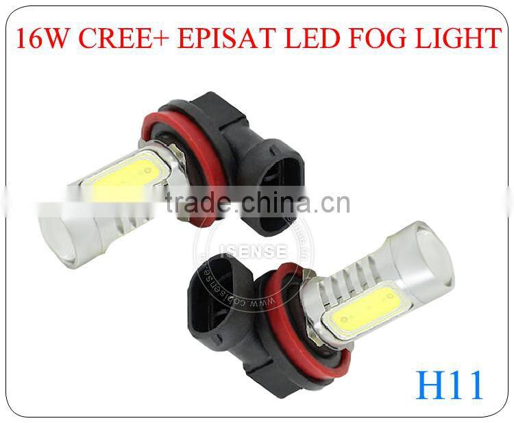 MOTORCYCLE FOG LIGHTS LED H11 16W Epistar+CREEs LED replace
