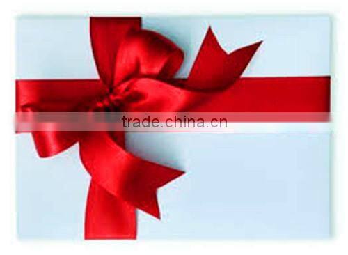 Wholesale Cheap Decorative Satin Ribbon With Woven Edge