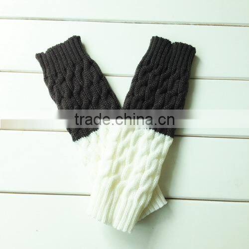 Patch Leg Warmers,Lace cable Knitted Boot Cuffs, Long Boot Socks, Thick Warm Womens Leg Warmers,