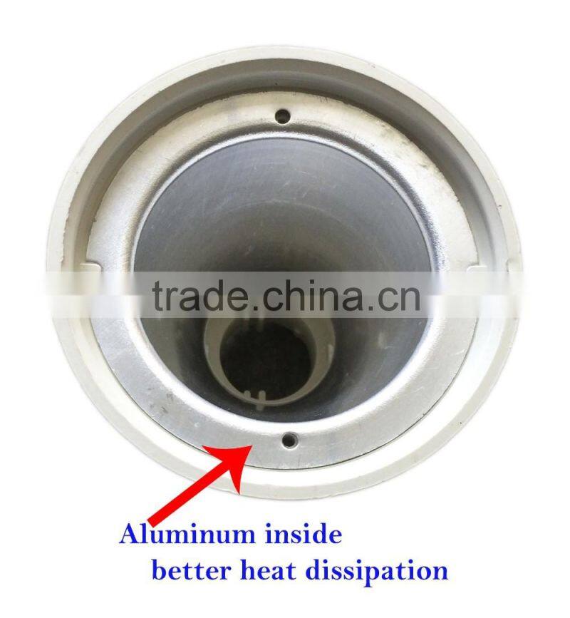 Plastic coalted with Aluminum 9W E27 LED Bulb 800 Lumen