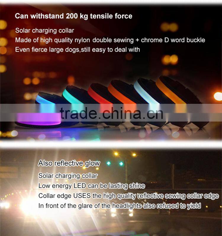 2016 A-bomb LED/solar pet collar