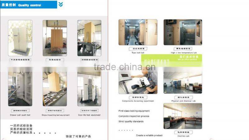 2015 hotsale househould side by side refrigerator