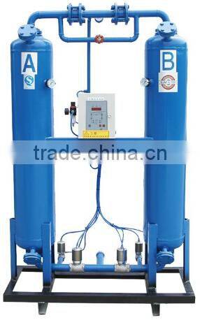 3.8m3/min,133CFM heatless desiccant compressed air dryer for PDP -20~40