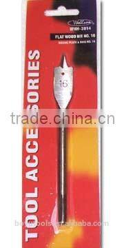 Hexagon shank round flute wood flat drill bit
