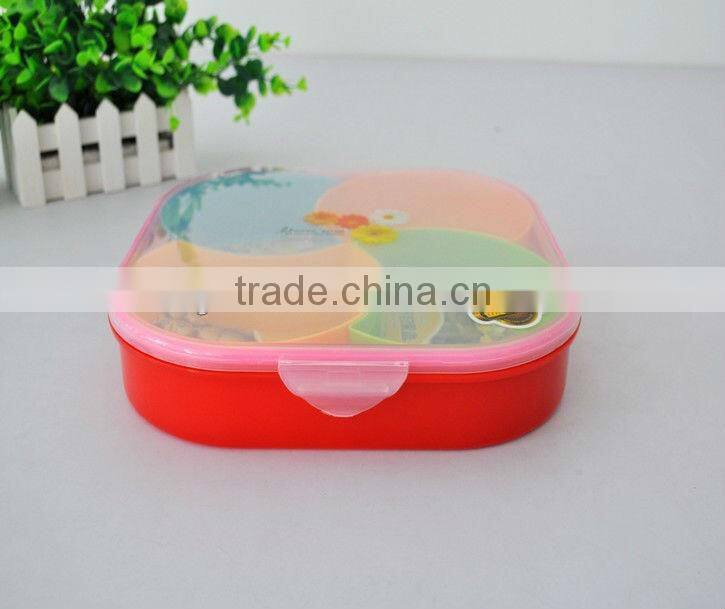 Square shape Plastic candy jar/bottle/box on sales