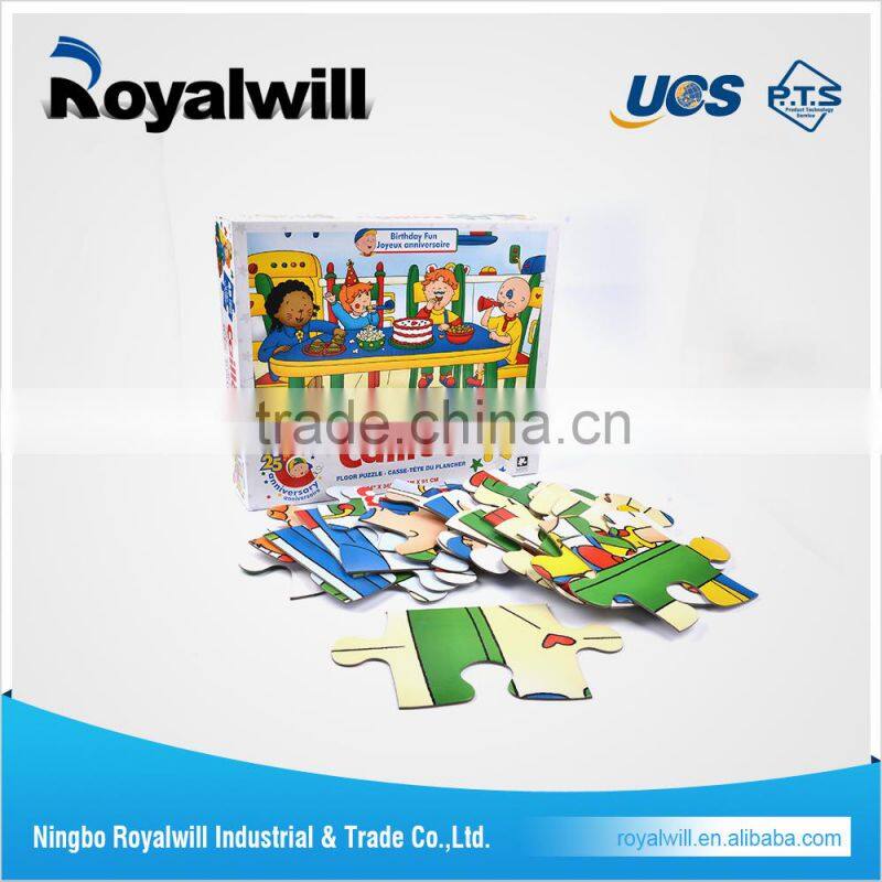 Cartoon magnet cube puzzle for promotion gift