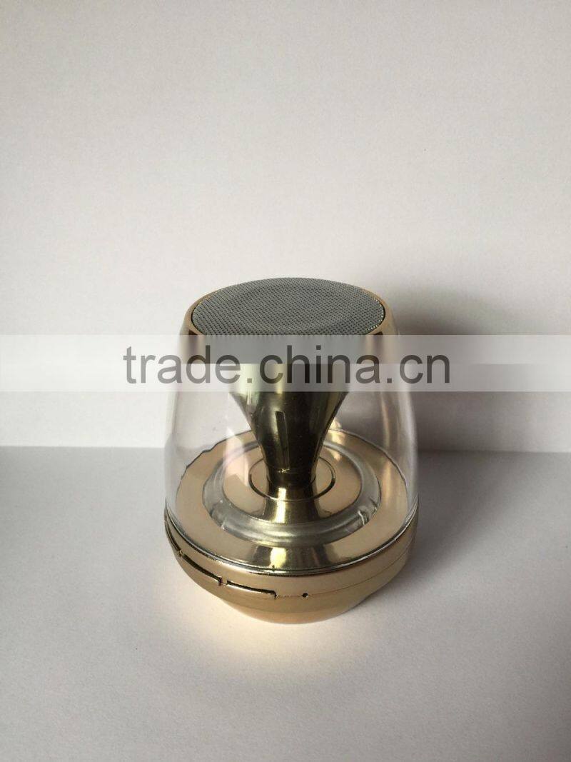 2016 new products in china magic lamp pusle led light portable colorful wireless speaker bluetooth for iphone 6