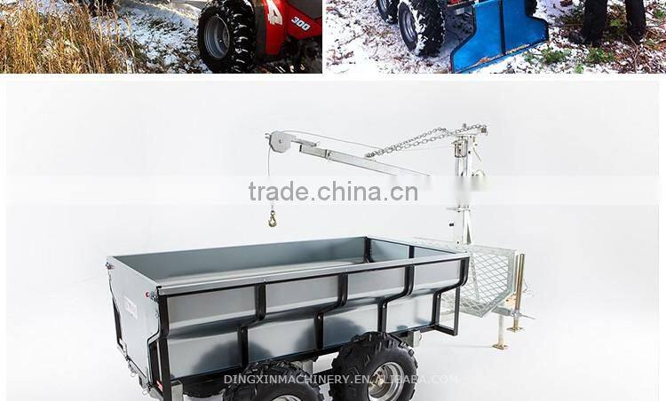 Atv Log Trailer with crane