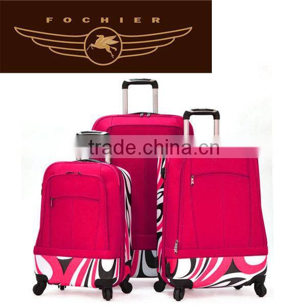 canvas luggage suitcases for girl sky travel luggage bags