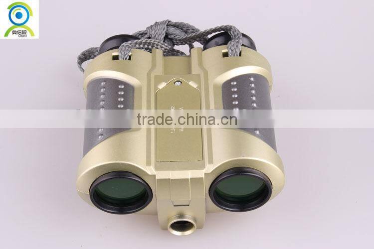 Fashion 4x30 sky-watch telescope, kids binoculars with pop-up light