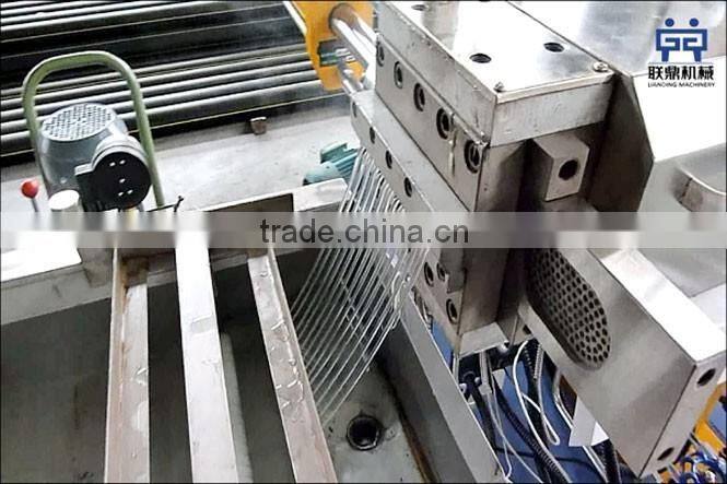 PET PVC granules plastic pelletizing production line