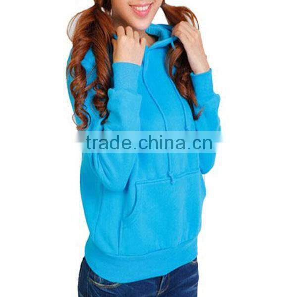 Hot Sale ! 2014 Colorful Fashion Design Cheap Girls Plain Black Hoodies (lyt-04000234)