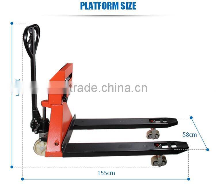 Stainless Steel Electronic Forklift Pallet Truck Scale Weighing