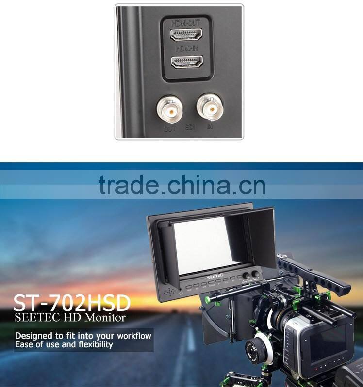 7 inch sdi screen stabilizer video dslr steadycam vest arm lcd wholesale lcd monitor